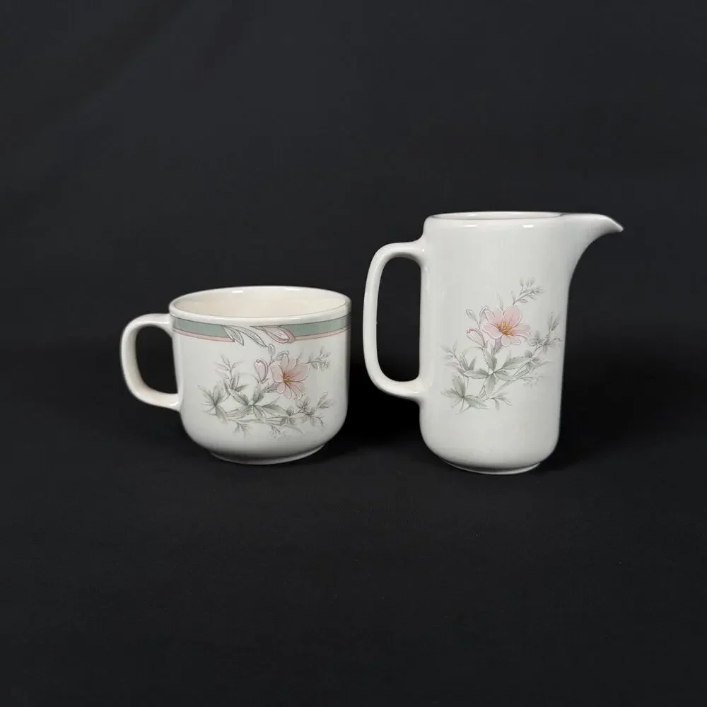Lot of 5 Noritake Keltcraft Misty Isle Deerfield Plates Cups Saucer Vintage 9159